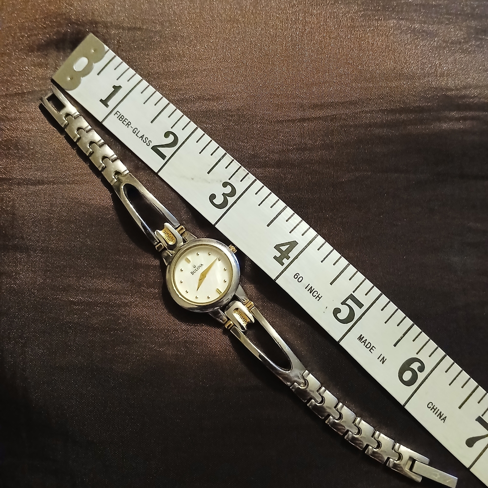 Bulova Women's Silver and Gold Watch - Picture 4 of 4